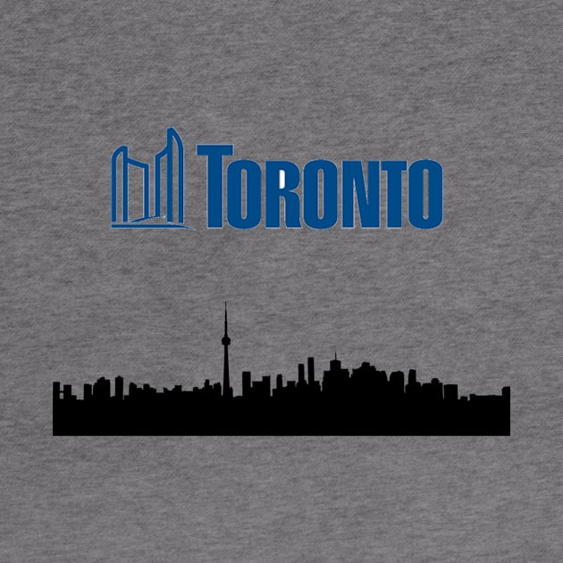 Toronto city skyline t-shirt sightline png transparent by Blik's Store